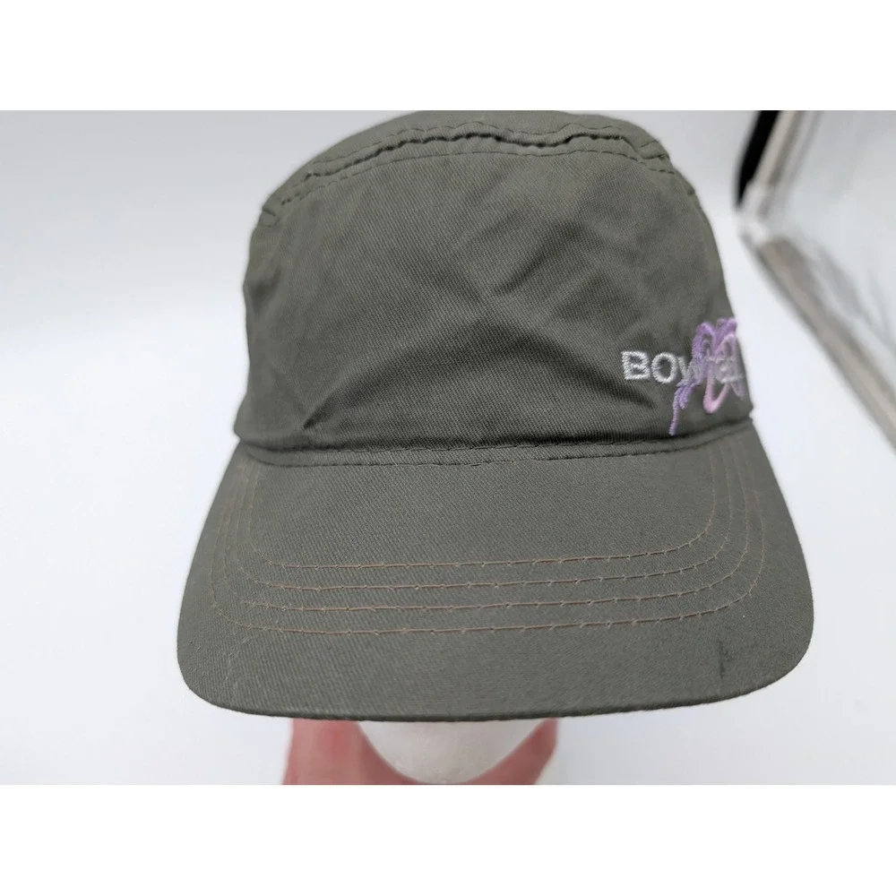 Bowtech Archery Hat Womens Olive Green Cadet Cap Snapback Ladies Fit Outdoor Cap